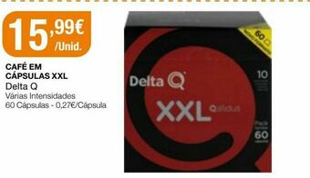 Intermarché Cápsulas de café delta q promoção
