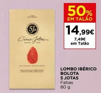 El Corte Inglés Lombo ibérico promoção