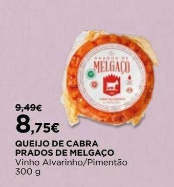 El Corte Inglés Queijo de cabra promoção