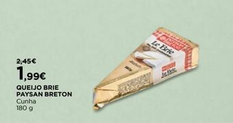 El Corte Inglés Queijo brie promoção