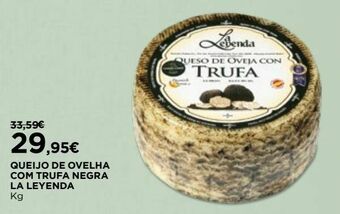 El Corte Inglés Queijo de ovelha promoção