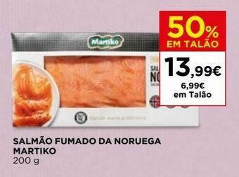 El Corte Inglés Salmão martiko promoção