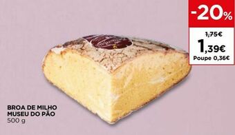 Pão de milho museu do pão