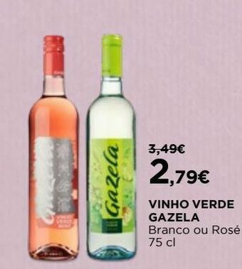 El Corte Inglés Vinho verde gazela promoção