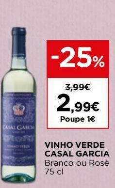 El Corte Inglés Vinho verde casal garcia promoção
