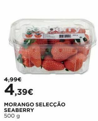 El Corte Inglés Morango promoção