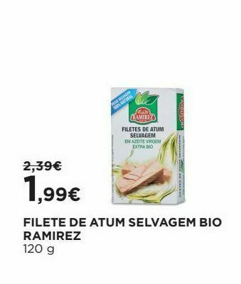 El Corte Inglés Filé de atum ramirez promoção