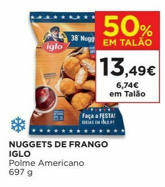 El Corte Inglés Nuggets de frango iglo promoção