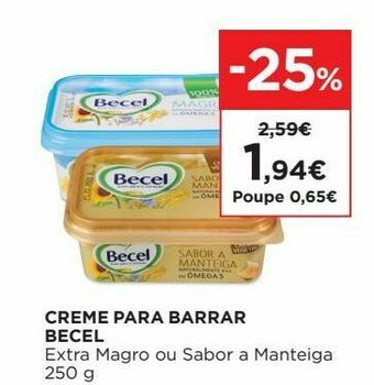 El Corte Inglés Margarina vegetal becel promoção