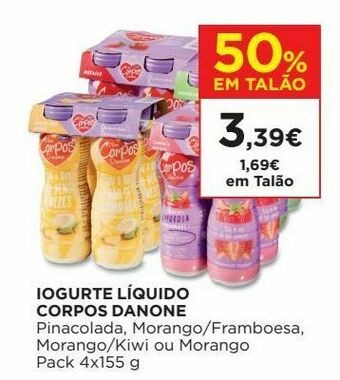 Iogurte corpos danone