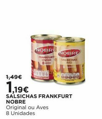 El Corte Inglés Salsicha promoção