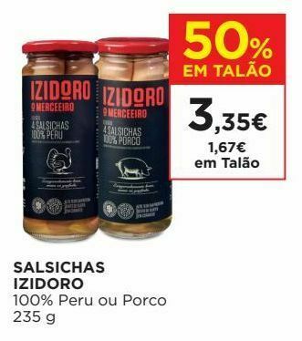 El Corte Inglés Salsicha izidoro promoção