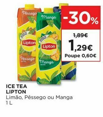 Chá gelado lipton