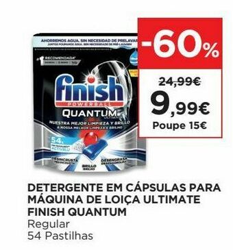 El Corte Inglés Detergente finish promoção