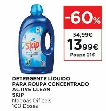 El Corte Inglés Detergente líquido skip promoção