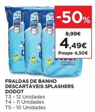 El Corte Inglés Fraldas dodot promoção