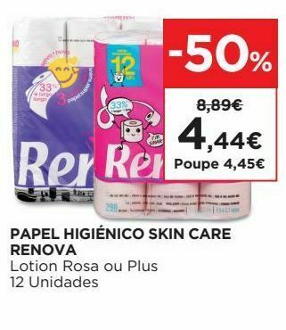 El Corte Inglés Papel higiênico renova promoção