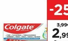 El Corte Inglés Pasta de dentes colgate promoção