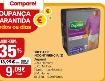 Intermarché Incontinência depend promoção