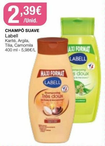 Intermarché Shampoo labell promoção