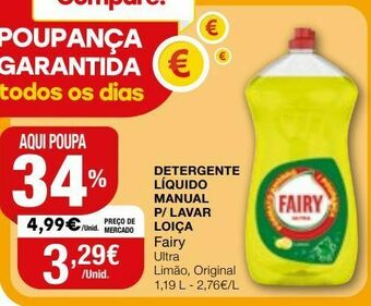 Detergente lavalouça fairy