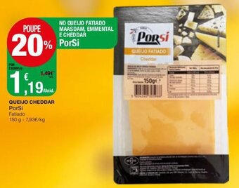 Queijo Cheddar PorSi 150g