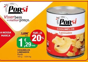 Intermarché Cogumelos Laminados PorSi 780g promoção