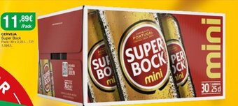 Intermarché Cerveja Super Bock 30x0.25L promoção