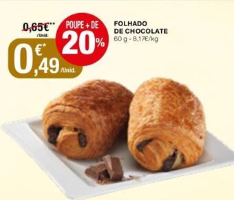 Intermarché Folhado de Chocolate 60g promoção