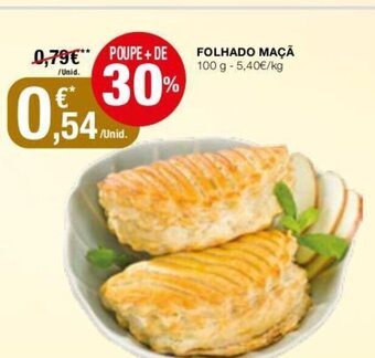 Intermarché Folhado Maçã 100g promoção