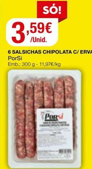 Intermarché Salsicha porsi promoção