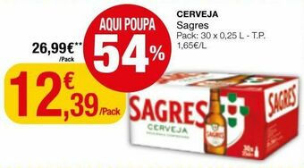 Intermarché Cerveja sagres promoção