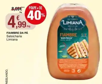 Intermarché Fiambre de Pá Salsicharia Limiana promoção