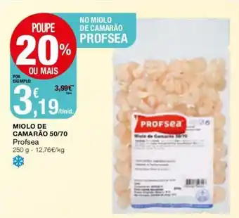 Intermarché Miolo de Camarão 50/70 Profsea 250g promoção