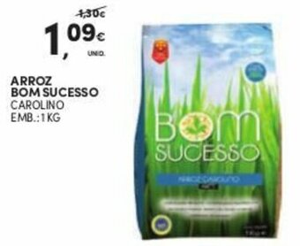 Arroz Bom Sucesso Carolino 1kg