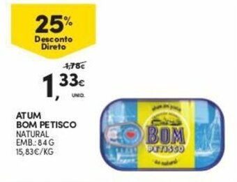 Continente Atum Bom Petisco 84g promoção
