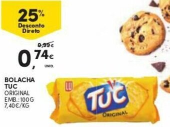 Continente Bolacha TUC 100g promoção