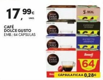Continente Café Dolce Gusto 64 cápsulas promoção