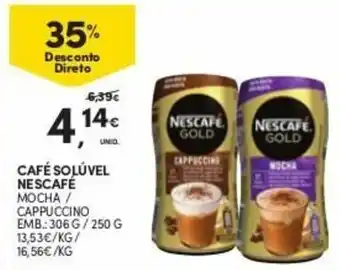 Continente Café Solúvel Nescafé 306g/250g promoção
