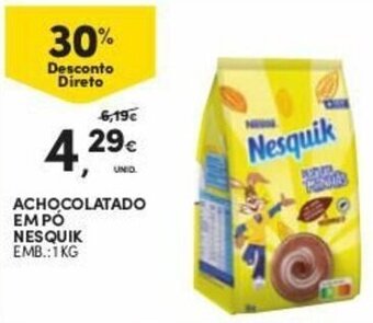 Continente Achocolatado Em Pó Nesquik 1kg promoção
