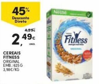 Continente Cereais Fitness 625g promoção