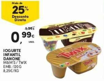 Continente Iogurte Infantil Danone 120g promoção