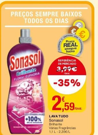 Intermarché Lava Tudo Sonasol 1,1L promoção