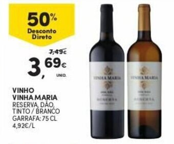 Continente Vinho Vinha Maria 75cl promoção