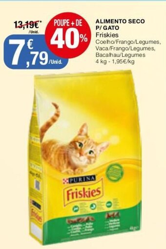 Intermarché Alimento Seco P/Gato Friskies 4kg promoção
