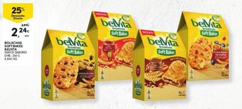 Continente Bolachas Softbakes Belvita 250g promoção