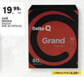 Continente Café Delta Q Grand Qalidus 80 cápsulas promoção