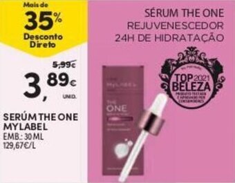 Continente Serúm The One Mylabel 30ml promoção