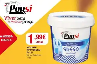 Intermarché Iogute Tipo Grego PorSi 1kg promoção