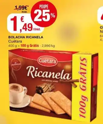Intermarché Bolacha Ricanela 400g promoção